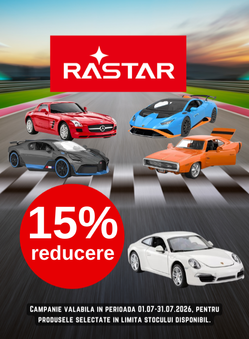 Promotie cu 15% reducere la Rastar