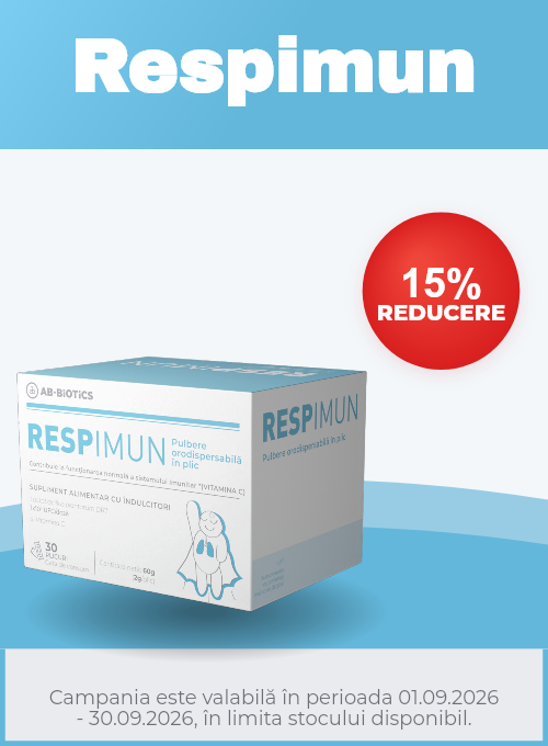 Promotie cu 15% reducere la Respimun