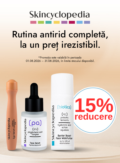 Promotie cu 15% reducere la Skincyclopedia