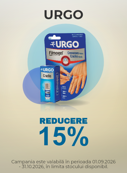 Promotie cu 15% reducere la Urgo