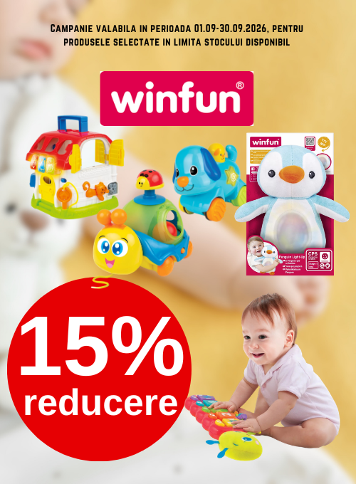 Promotie cu 15% reducere la Winfun
