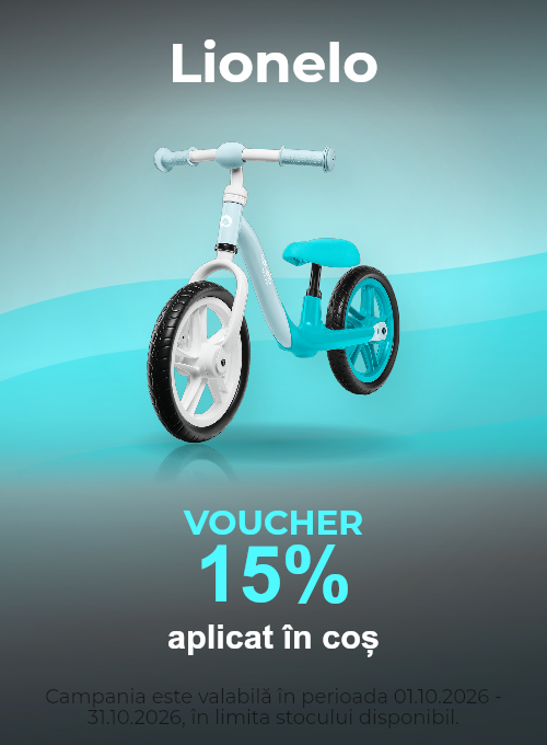 Promotie cu 15% voucher aplicat in cos la Lionelo