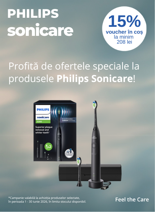 Promotie cu 15% voucher aplicat in cos la Philips Sonicare