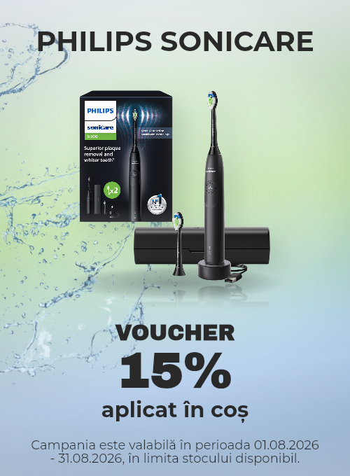 Promotie cu 15% voucher aplicat in cos la Philips Sonicare