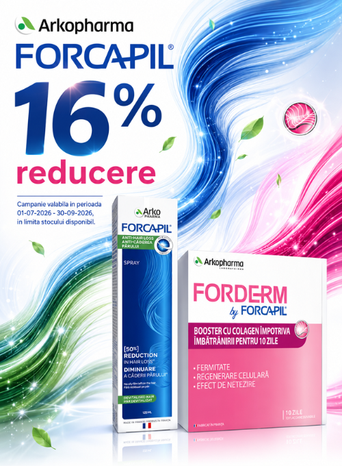 Promotie cu 16% reducere la Arkopharma
