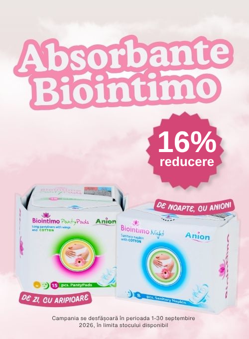 Promotie cu 16% reducere la Biointimo