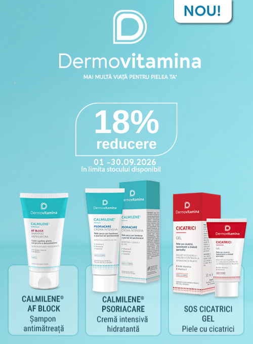 Promotie cu 18% reducere la Dermovitamina