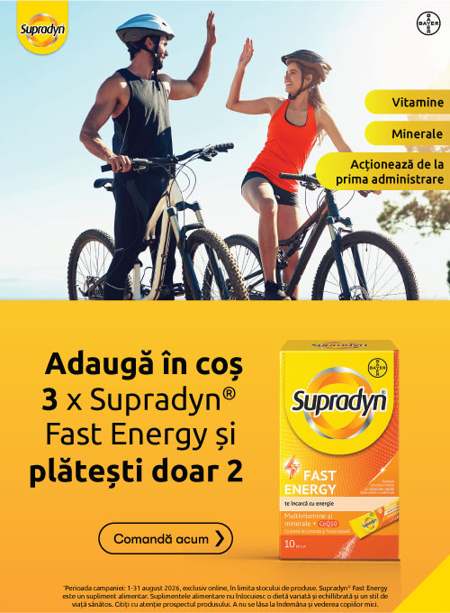 Promotie cu 2 la pret de 1 la Bayer Supradyn Fast Energy