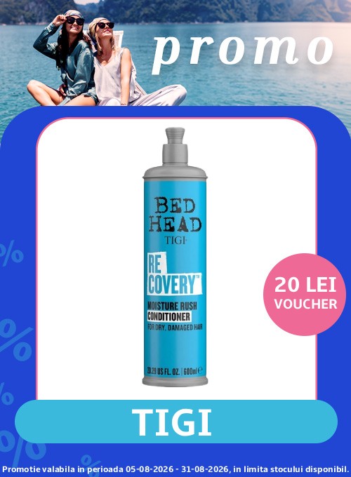 Promotie cu 20 lei voucher valoric aplica in cos la Tigi