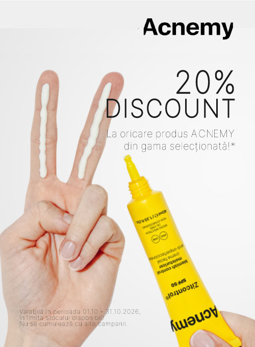 Promotie cu 20% reducere la Acnemy