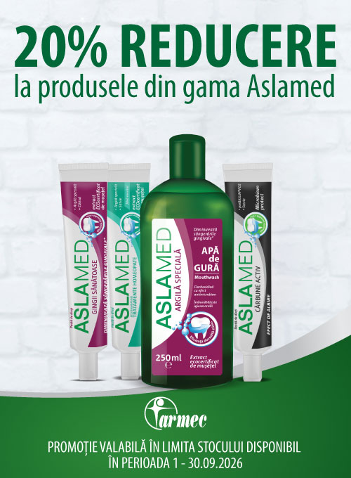 Promotie cu 20% reducere la Aslamed