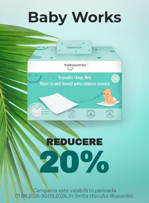 Promotie cu 20% reducere la Baby Works