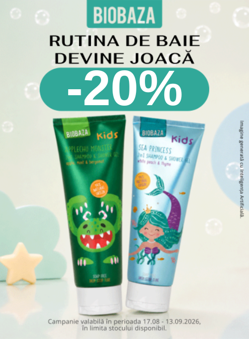 Promotie cu 20% reducere la Biobaza - Back to School