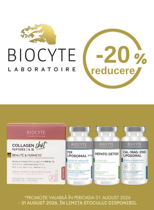 Promotie cu 20% reducere la Biocyte