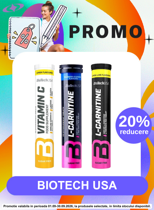 Promotie cu 20% reducere la Biotech