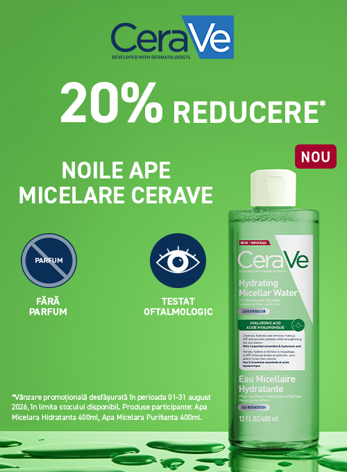 Promotie cu 20% reducere la Cerave
