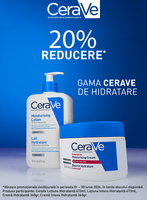 Promotie cu 20% reducere la Cerave