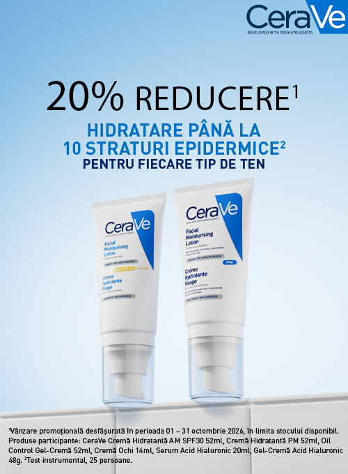 Promotie cu 20% reducere la Cerave