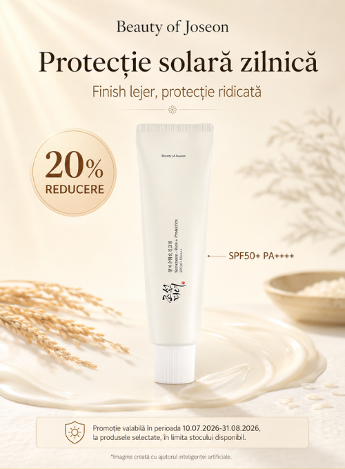 Promotie cu 20% reducere la Crema pentru protectie solara Beauty of Joseon
