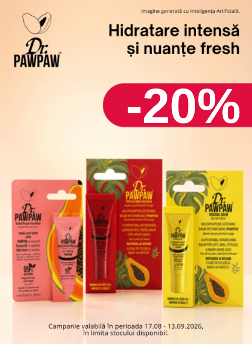 Promotie cu 20% reducere la Dr.Pawpaw - Back to School