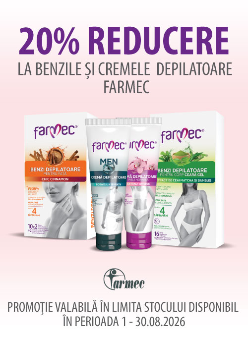 Promotie cu 20% reducere la Farmec