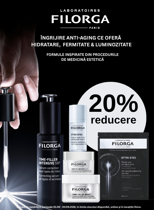 Promotie cu 20% reducere la Filorga