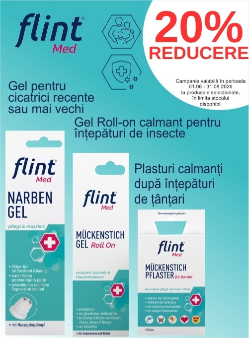 Promotie cu 20% reducere la Flint Med