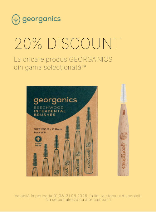 Promotie cu 20% reducere la Georganics