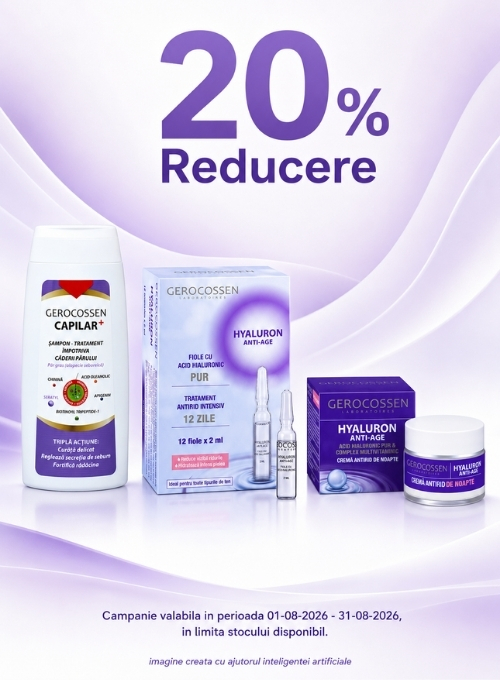 Promotie cu 20% reducere la Gerocossen