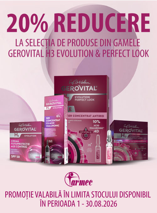 Promotie cu 20% reducere la Gerovital H3 Evolution