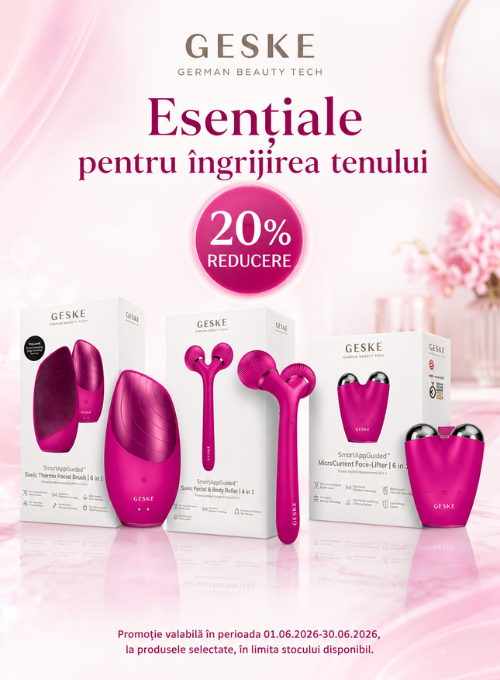 Promotie cu 20% reducere la Geske