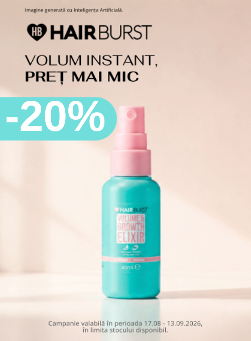 Promotie cu 20% reducere la Hairburst - Back to School