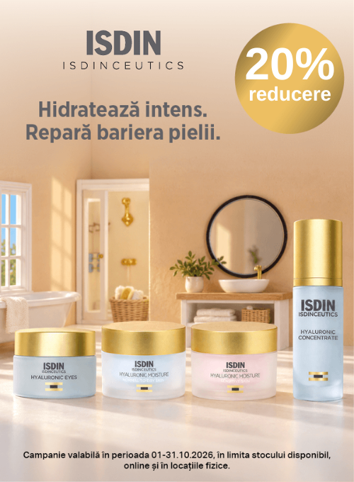 Promotie cu 20% reducere la Isdin