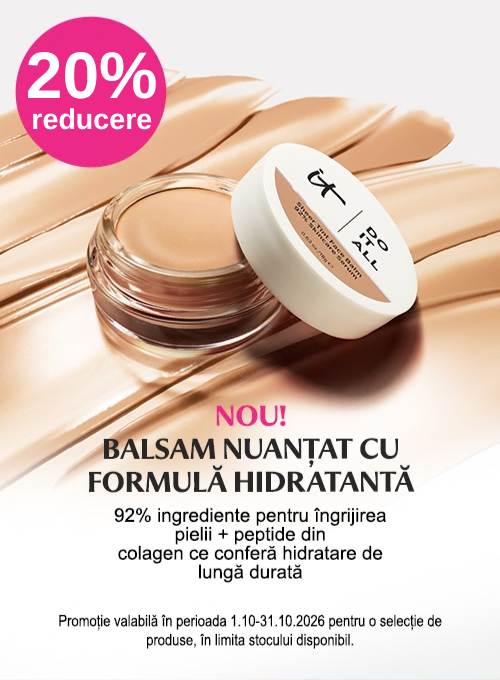 Promotie cu 20% reducere la It Cosmetics