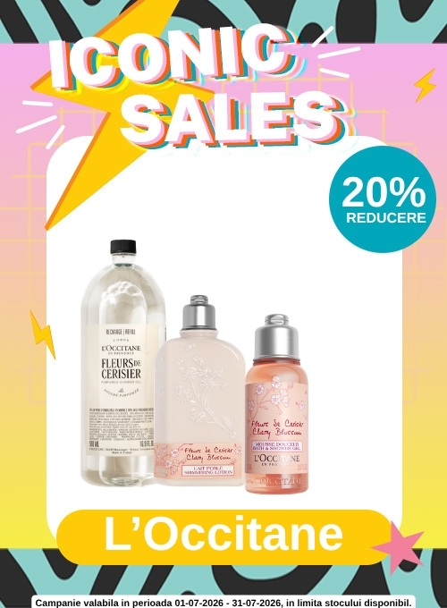 Promotie cu 20% reducere la Loccitane - Iconic Sales