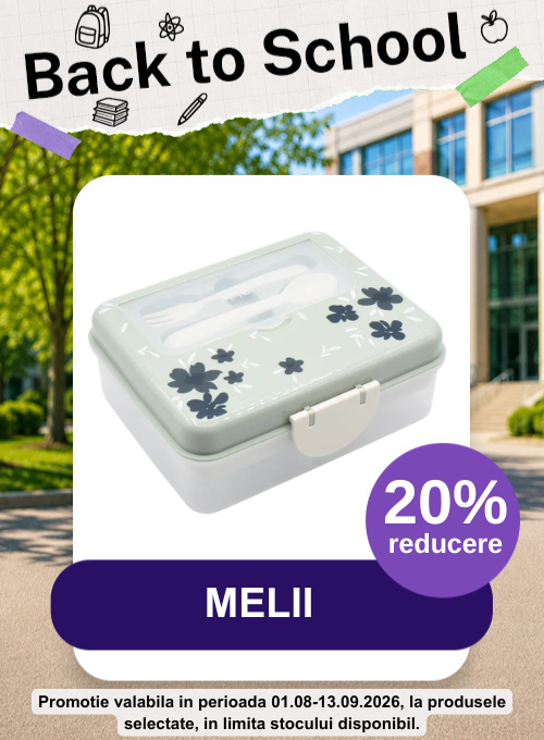 Promotie cu 20% reducere la Melii Back To School