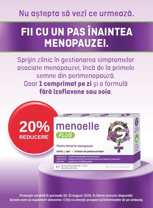 Promotie cu 20% reducere la Menoelle