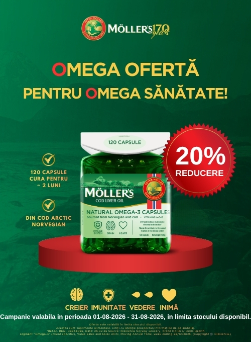 Promotie cu 20% reducere la Mollers