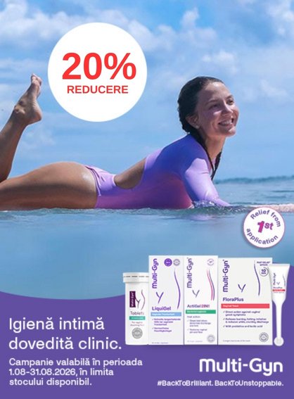 Promotie cu 20% reducere la Multi-Gyn