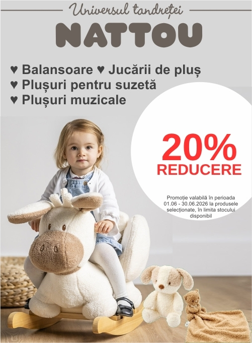 Promotie cu 20% reducere la Nattou