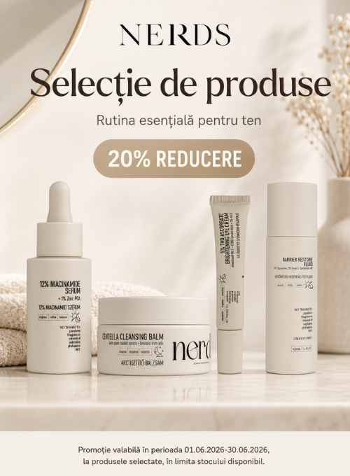 Promotie cu 20% reducere la Nerds