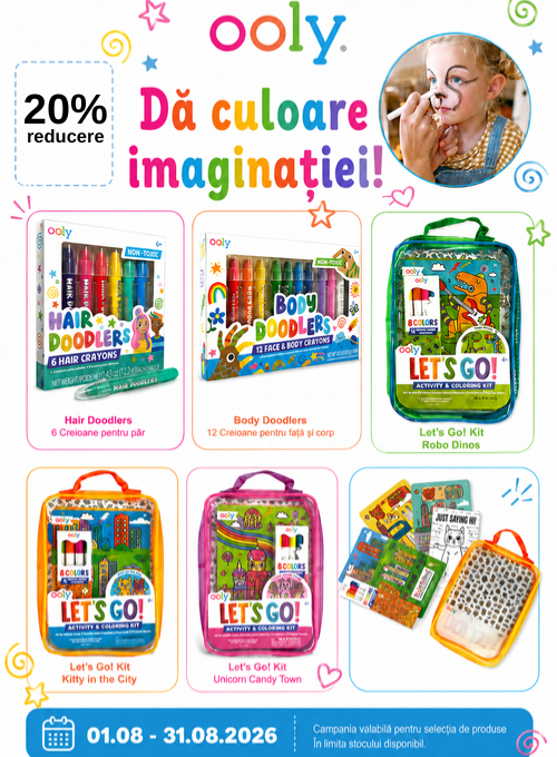 Promotie cu 20% reducere la Ooly