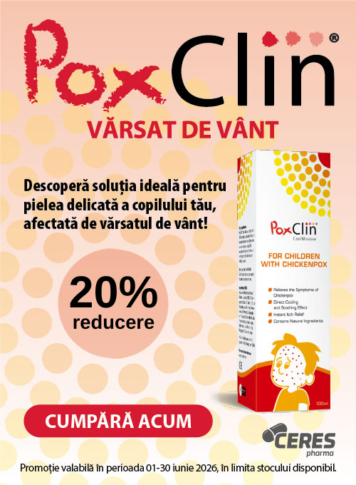 Promotie cu 20% reducere la Poxclin
