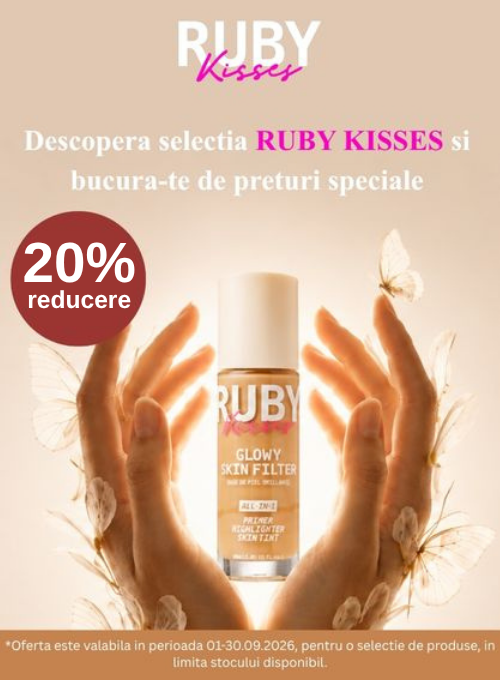 Promotie cu 20% reducere la Ruby Kisses