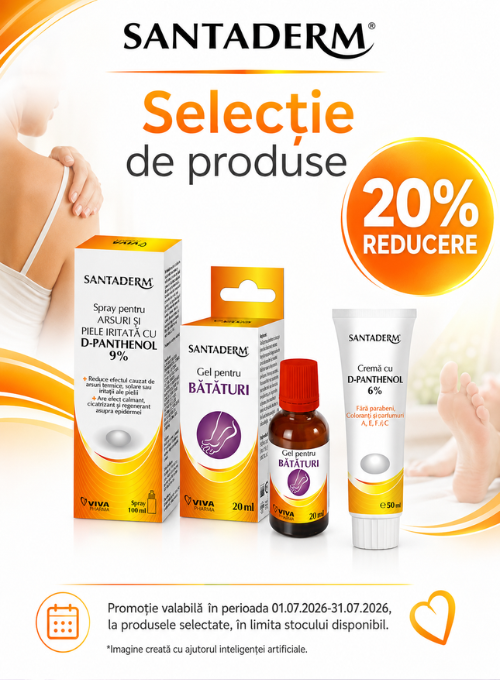 Promotie cu 20% reducere la Santaderm