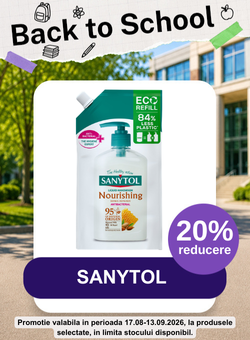 Promotie cu 20% reducere la Sanytol - Back To School