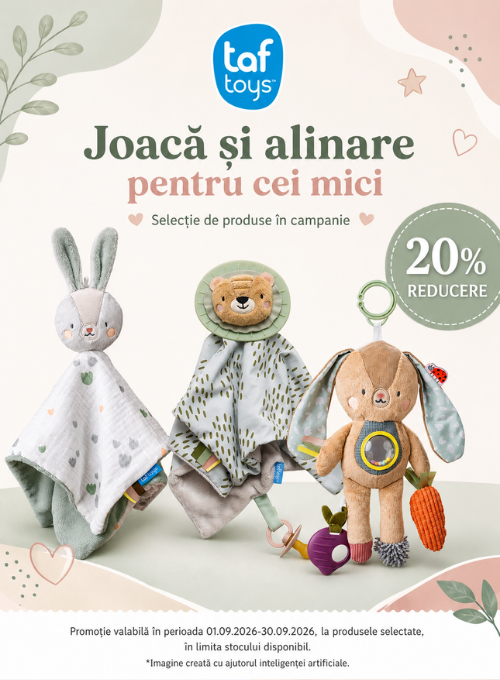 Promotie cu 20% reducere la Taf Toys