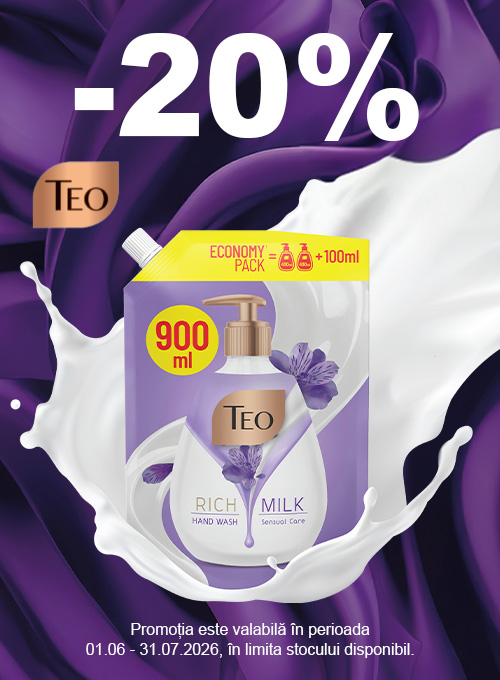 Promotie cu 20% reducere la Teo