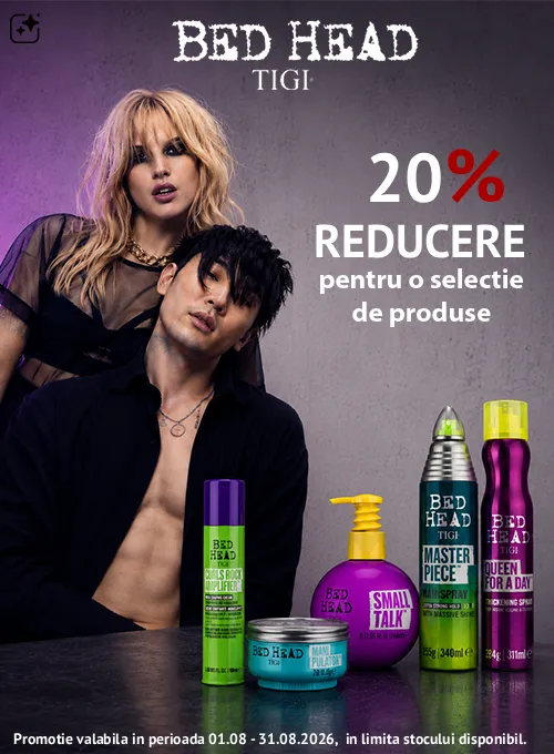 Promotie cu 20% reducere la Tigi