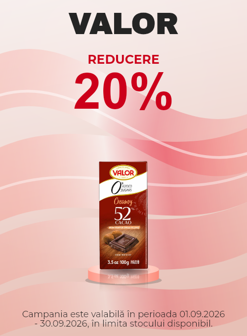Promotie cu 20% reducere la Valor